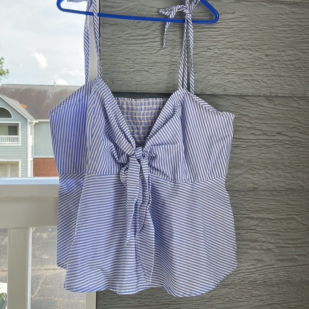 Anthropologie striped summer top